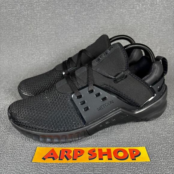 π΄ Nike Free X Metcon 2 Women`s Size 8.5 Black Athletic Running Shoes AQ8306-002 - Picture 1 of 8